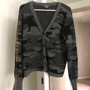 Vince Camuto Camo Cardigan